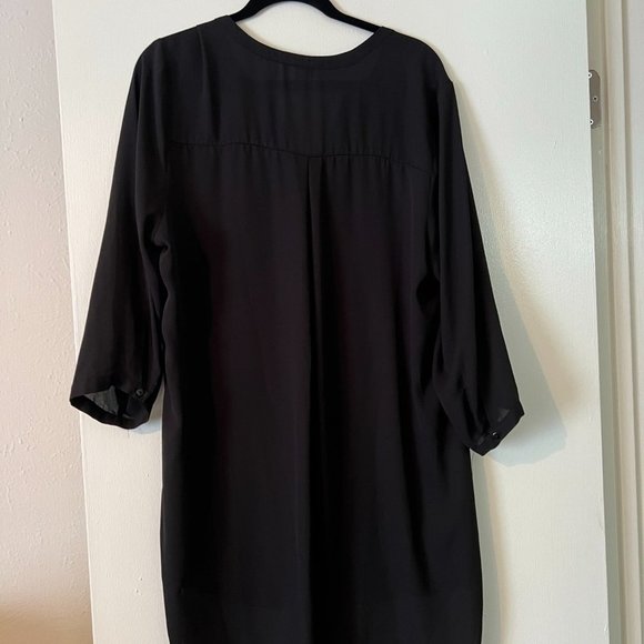 Dr2 Brand Size Large Womens Long Sleeve Tops V Neck Tunic - Picture 2 of 2